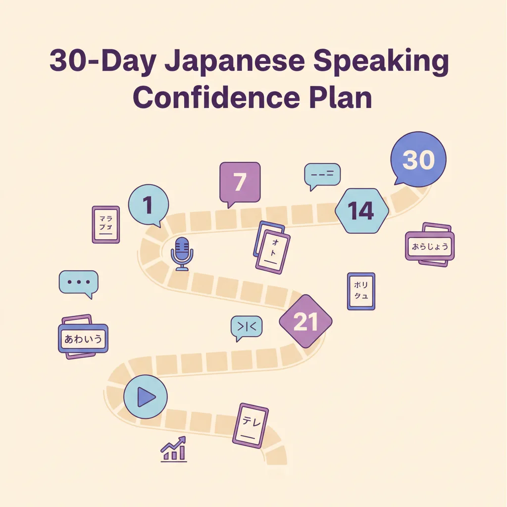 30-Day Japanese Speaking Confidence Plan