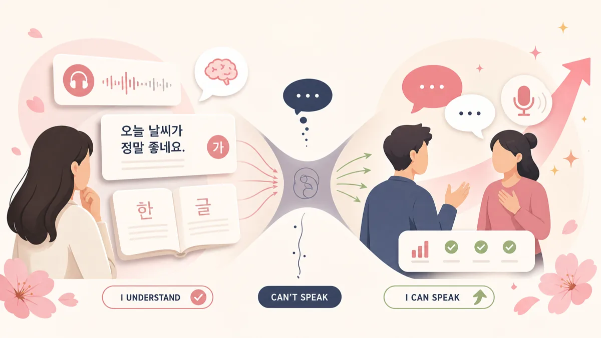 I Understand Korean but Can't Speak: What to Do